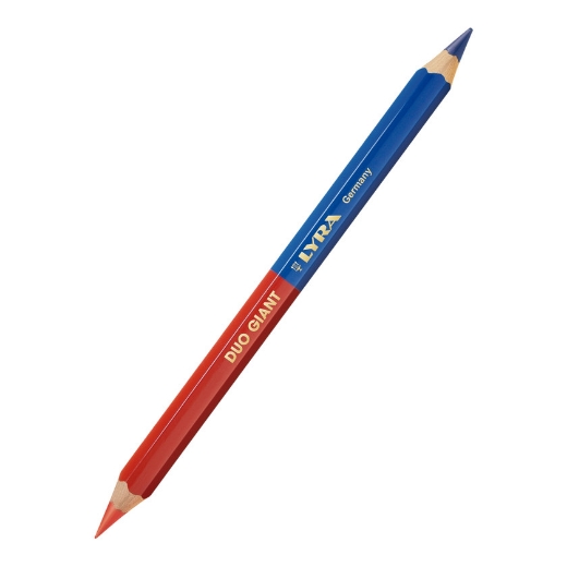 Afbeeldingen van Lyra potlood rood/blauw Duo-Giant 18cm - 5147023