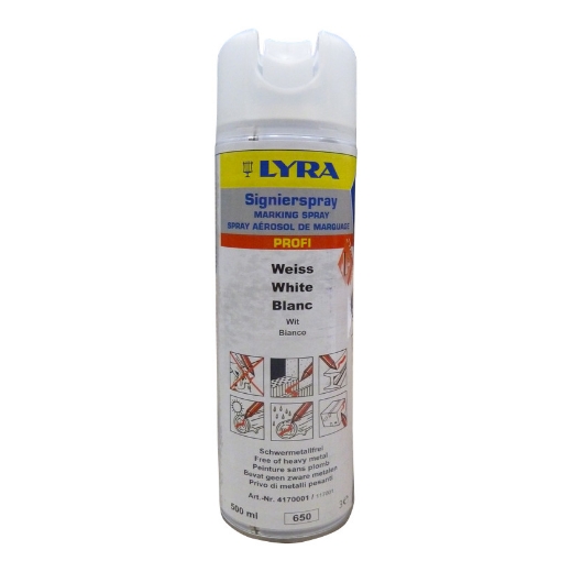 Afbeeldingen van Lyra spray wit - 5147045