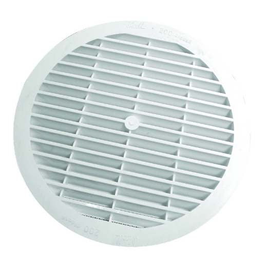 Afbeeldingen van Nicoll ronde rooster 200 wit- B213 - 4037043