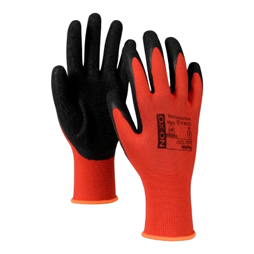 Afbeeldingen van Ox-on 1007 werkhandschoen flexible basic rood m9 - 5691138