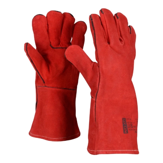 Afbeeldingen van Ox-on 2606 lashandschoen worker supreme rood m10 - 5691118