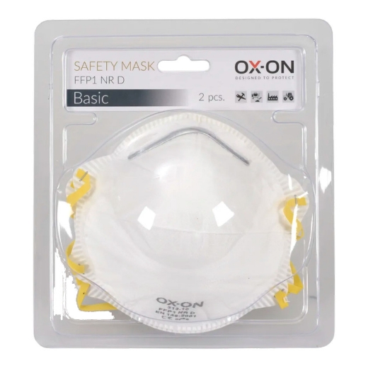 Afbeeldingen van Ox-on 313.11 stofmasker ffp-1 (2) - 5691032