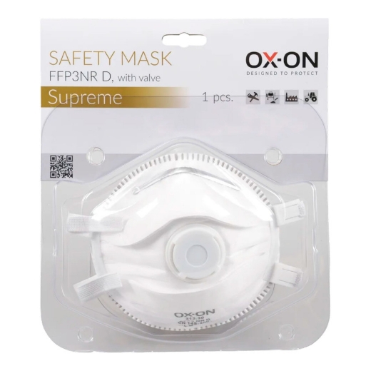 Afbeeldingen van Ox-on 313.31 box stofmasker ffp-3 + ventiel - 5691195