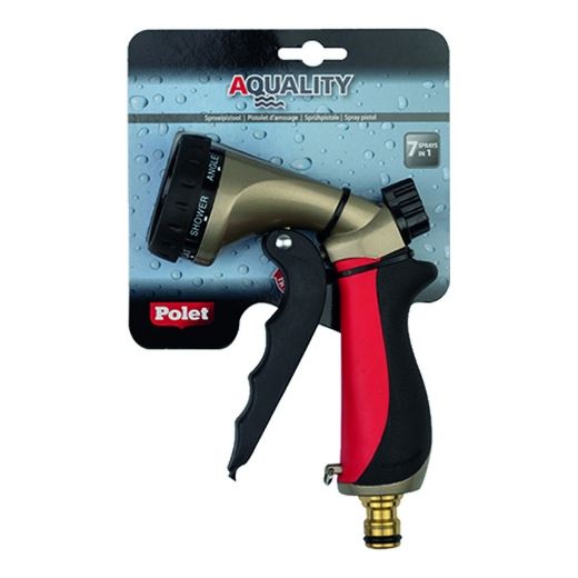 Afbeeldingen van Polet 745421 sproeipistool bi mat metaal verstelb bl - 5260101