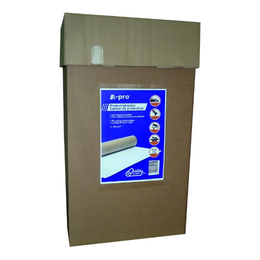 Afbeeldingen van Protectiekarton STD gecoat licht 20m² (20st) - 1357005