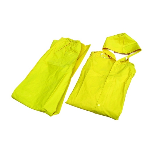 Afbeeldingen van Regenvest+broek geel XL - 5101004
