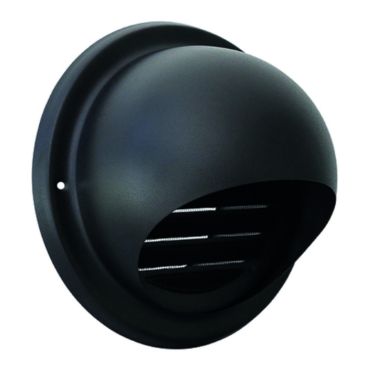 Afbeeldingen van Renson 638 bolrooster dia 125 inox zwart - 4026889