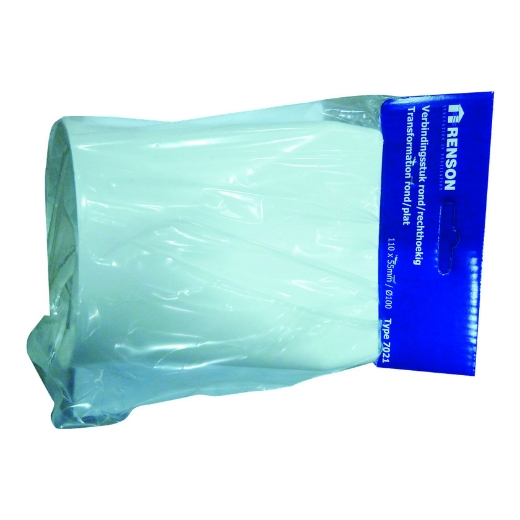 Afbeeldingen van Renson 7021 verbinding plat/rond 110x55 - 4025439