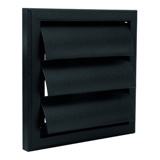 Afbeeldingen van Renson 733 pvc 187x187 str 9005 - 4027016