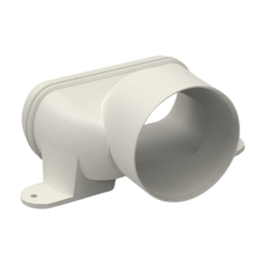 Afbeeldingen van Renson Easyflex recht verloopstuk ø80 140x64mm - 4028007