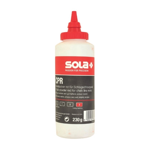 Afbeeldingen van Sola slaglijnpoeder rood 230gr - 5362310