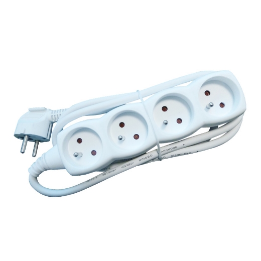 Afbeeldingen van Stekkerblok 4 met kabel 1.5m - 5413002