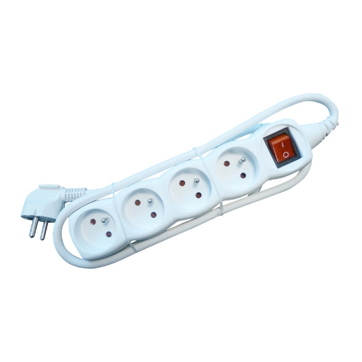 Afbeeldingen van Stekkerblok 4 met switch en kabel 1.5m - 5413004