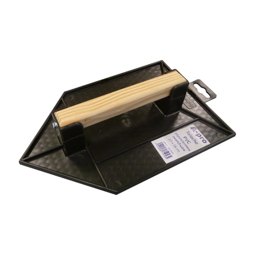 Afbeeldingen van Taloche A-Pro pvc zwart 27x18cm punt - 5414005