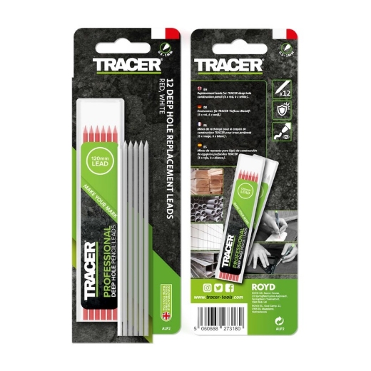 Afbeeldingen van Tracer vullingen ø2,8mm rood/wit (12) - 5752015