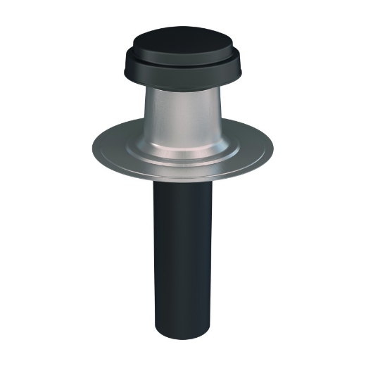 Afbeeldingen van Ubbink FlatRoofVent Ventilatiedoorvoer FlatRoofVent 125mm niet-geïsoleerd - 4084173