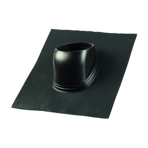 Afbeeldingen van Ubbink ventilatie Dakdoorvoer Multivent 166mm zwart - 4084017