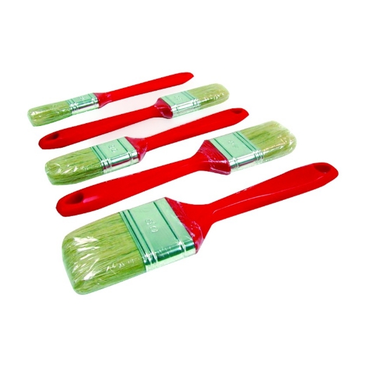 Afbeeldingen van Verfborstelset plat 5 stuks nr 650 - 5006463