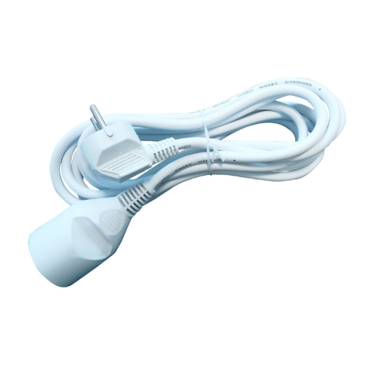 Afbeeldingen van Verlengsnoer 3m wit - 5413010