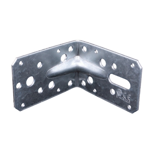 Afbeeldingen van Waelbers hoekanker m/ril 90x90x60mm sv - 2656061