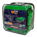 Afbeeldingen van Konvox aanhangwagennet fijnmazig met elastiek 2x3m groen - 2120116