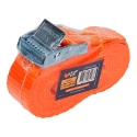 Afbeeldingen van Konvox spanband 25mm klemgesp cd 3m 250dan oranje - 5086139