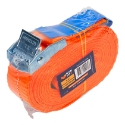 Afbeeldingen van Konvox spanband 25mm klemgesp cd 4m 250dan oranje - 5086140