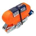 Afbeeldingen van Konvox spanband 25mm ratel/haak cd 5m 800dan oranje - 5086142