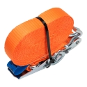 Afbeeldingen van Konvox spanband 25mm ratel/haak cd 7m 800dan oranje - 5086143