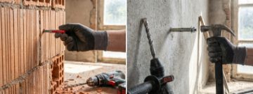 Welke plug gebruik je voor holle steen vs massieve beton