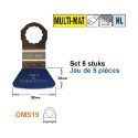 Afbeeldingen van CMT Multitool Fein Supercut spatel / schraper voor universeel gebruik W=52mm I=26mm - OMS19-X5