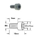 Afbeeldingen van CMT Inbusbout met ronde kop M4x6 - 990.052.00