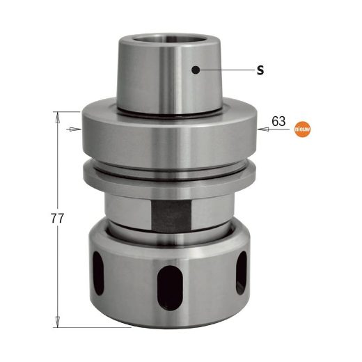 Afbeeldingen van CMT HSK precisie-spantanghouder DIN6388 - EOC25 - 183.320.03