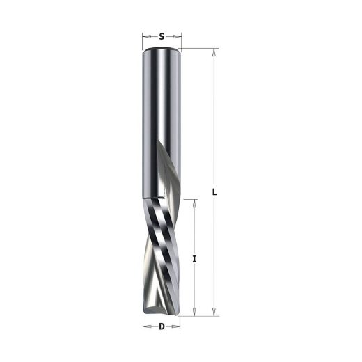 Afbeeldingen van CMT Negatieve spiraalfrees, HWM - 192.008.11
