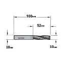 Afbeeldingen van CMT Positieve spiraalfrees, HWM + coating - 193.102.41