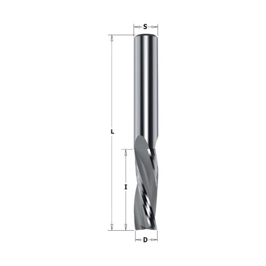 Afbeeldingen van CMT Positieve spiraalfrees, HWM + coating - 193.120.12