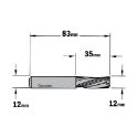Afbeeldingen van CMT Positieve spiraalfrees, HWM + coating - 193.120.12