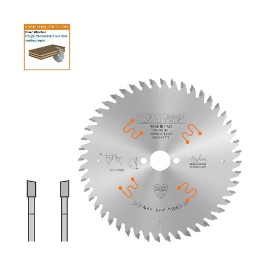 Afbeeldingen van CMT HW afkortcirkelzaag voor draagbare machines, CMT - 285.761.48H