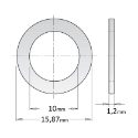 Afbeeldingen van CMT Reductiering voor zaagblad van asgat 15,87 naar 10mm - 299.218.00