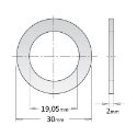 Afbeeldingen van CMT Reductiering voor zaagblad van asgat 30 naar 19,05mm, CMT - 299.305.00