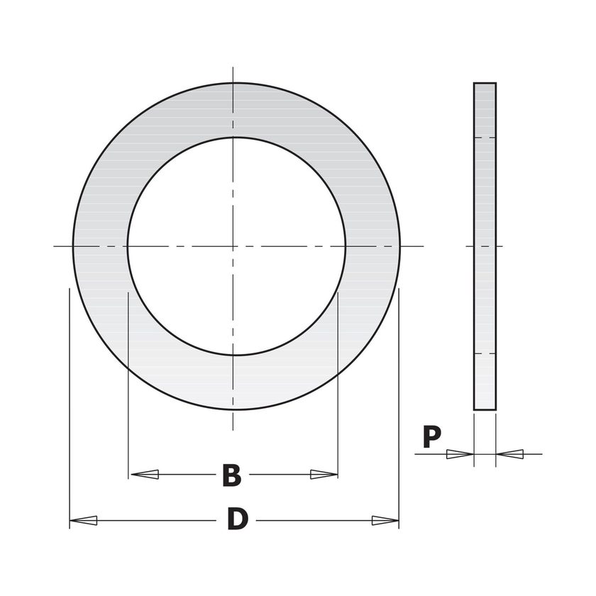 Afbeeldingen van CMT Reductiering voor zaagblad van asgat 30 naar 20mm, CMT - 299.452.00