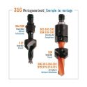 Afbeeldingen van CMT Opsteekverzinker voor dubbel spiraal, rechts - 316.060.11
