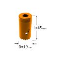 Afbeeldingen van CMT Gatzaag zonder adapter voor metaal en non-ferro metalen Bi-metaal D=19mm - GRN - 551-019G