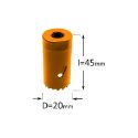 Afbeeldingen van CMT Gatzaag zonder adapter voor metaal en non-ferro metalen Bi-metaal D=20mm - GRN - 551-020G