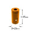Afbeeldingen van CMT Gatzaag zonder adapter voor metaal en non-ferro metalen Bi-metaal D=25mm - GRN - 551-025G