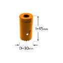 Afbeeldingen van CMT Gatzaag zonder adapter voor metaal en non-ferro metalen Bi-metaal D=30mm - GRN - 551-030G