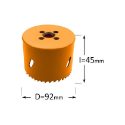 Afbeeldingen van CMT Gatzaag zonder adapter voor metaal en non-ferro metalen Bi-metaal D=92mm - GRN - 551-092G