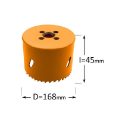 Afbeeldingen van CMT Gatzaag zonder adapter voor metaal en non-ferro metalen Bi-metaal D=168mm - GRN - 551-168G