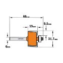 Afbeeldingen van CMT Rabatfrees, HW - 735.318.11