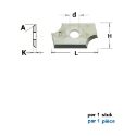 Afbeeldingen van CMT HWM Profielmes voor bossingfrees art. 05102, 05103 en 05104 - 790.640.201